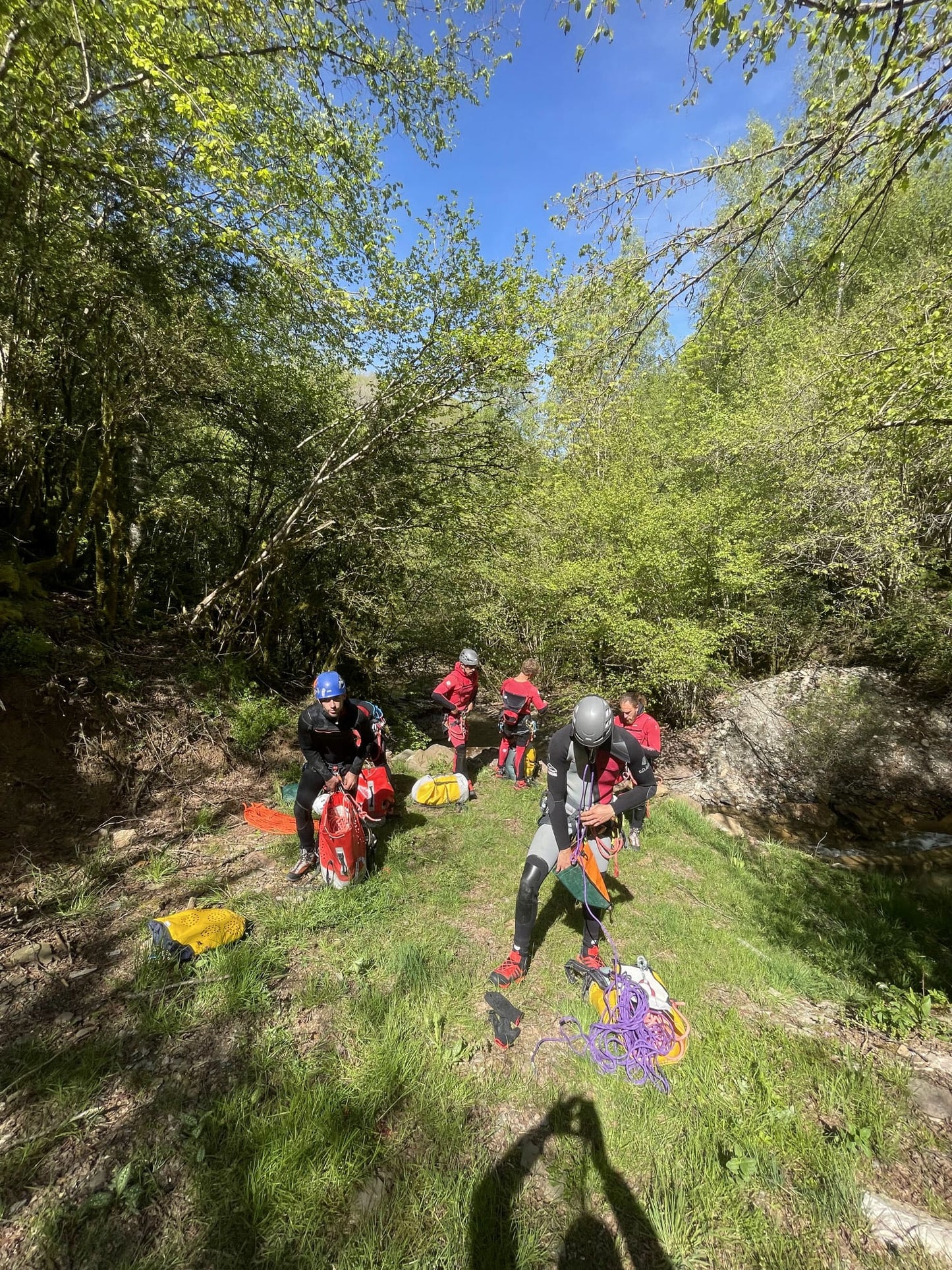Afianzamiento en rápel