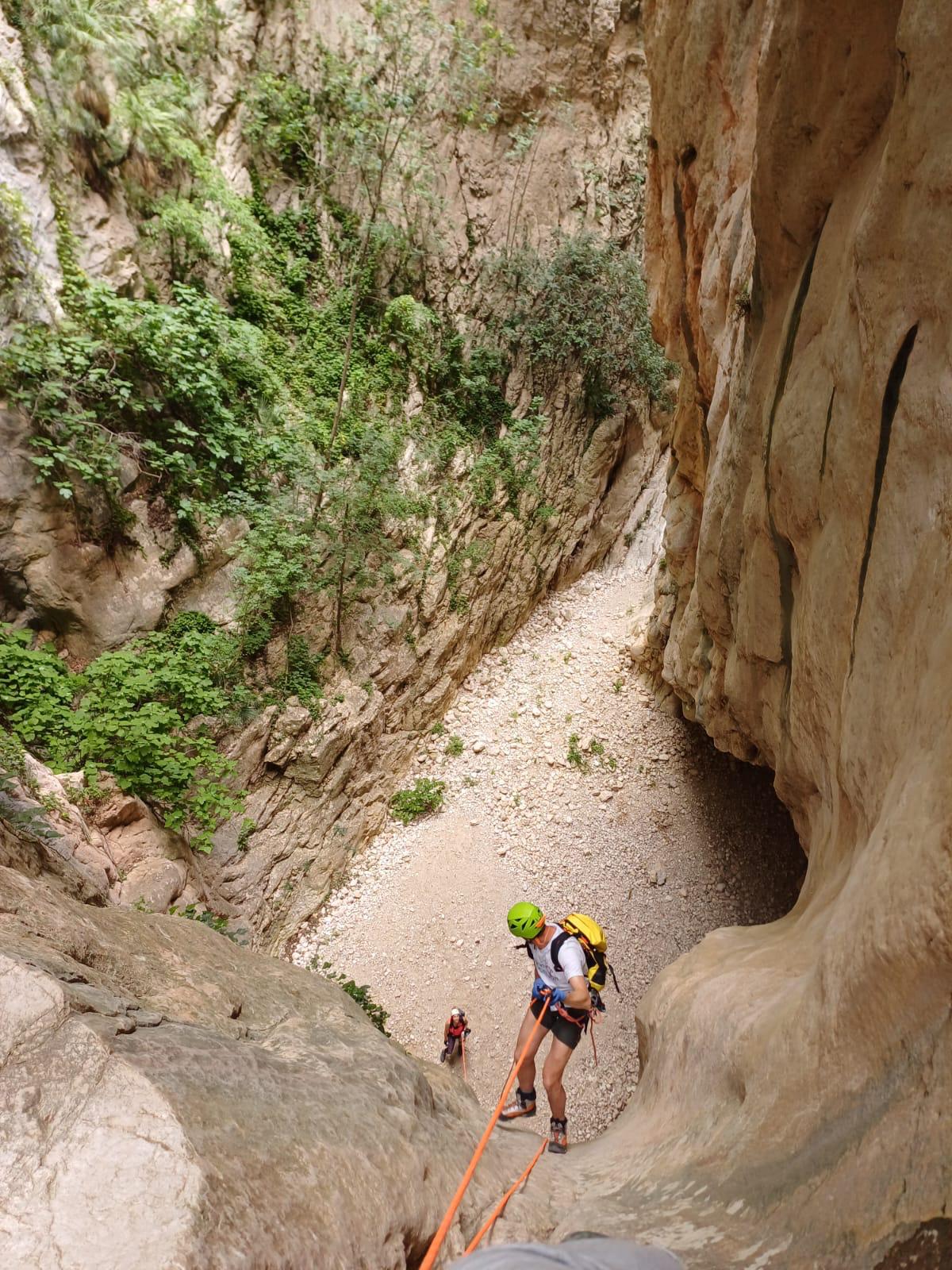 Afianzamiento en rápel